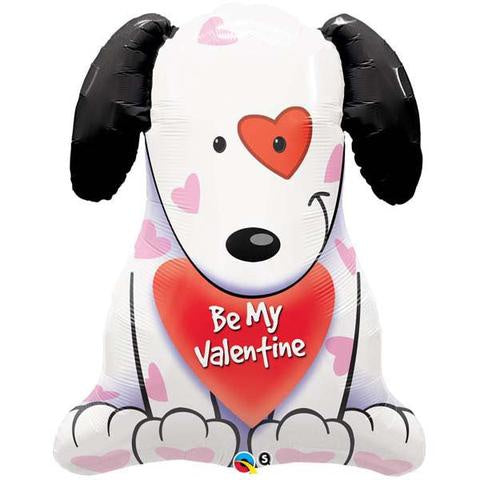 31" Shape Foil Be My Valentine Puppy